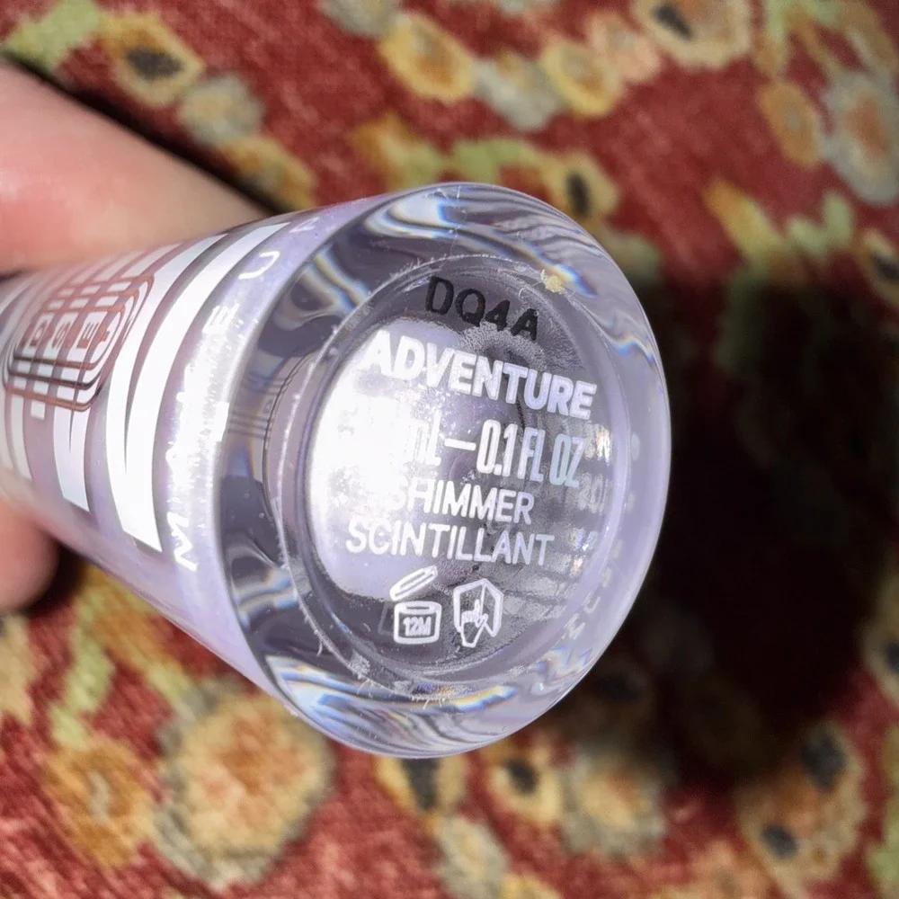 MILK MAKEUP Odyssey Lip Oil Gloss ADVENTURE 3.7 ml 0.1 oz Lavender Shimmer NWOB